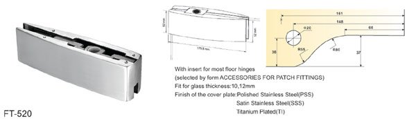 durable patch fittings for glass doors frameless factory direct supply for home-1