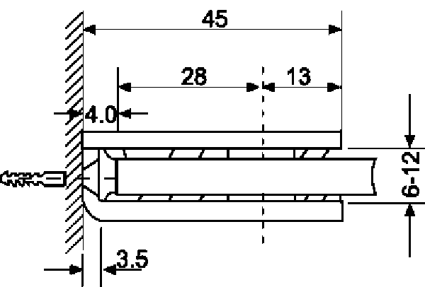 SAHARA Glass HARDWARE reliable glass corner connectors supplier for home-1