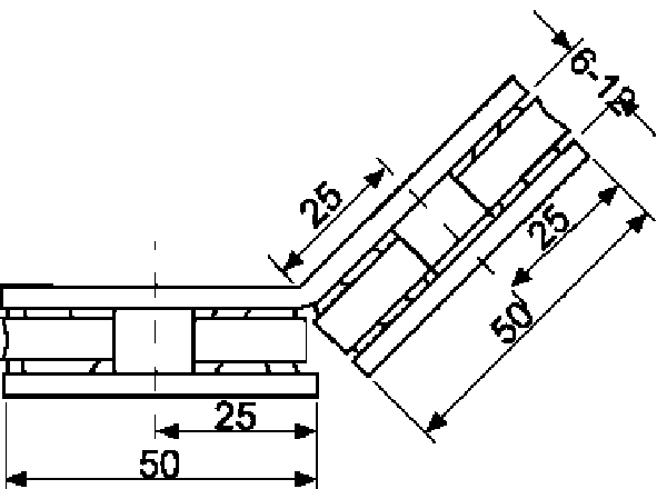 SAHARA Glass HARDWARE top quality glass connectors factory direct supply for bathroom-2