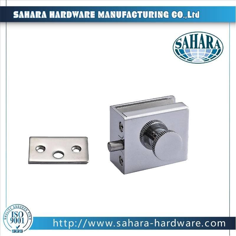 China Stainless Steel Brass Cylinders Glass Door Lock-FT-72
