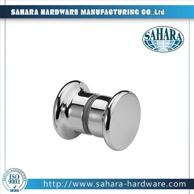 China Brass Round Glass Shower Door Knob-SH-751