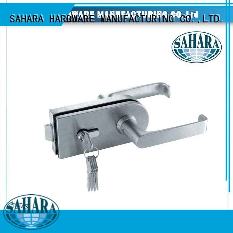Wholesale steel lockft54 bathroom glass door lock SAHARA Glass HARDWARE Brand